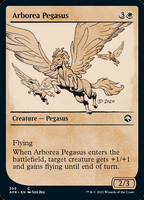 Arborea Pegasus (Showcase) (Adventures in the Forgotten Realms) Near Mint Foil