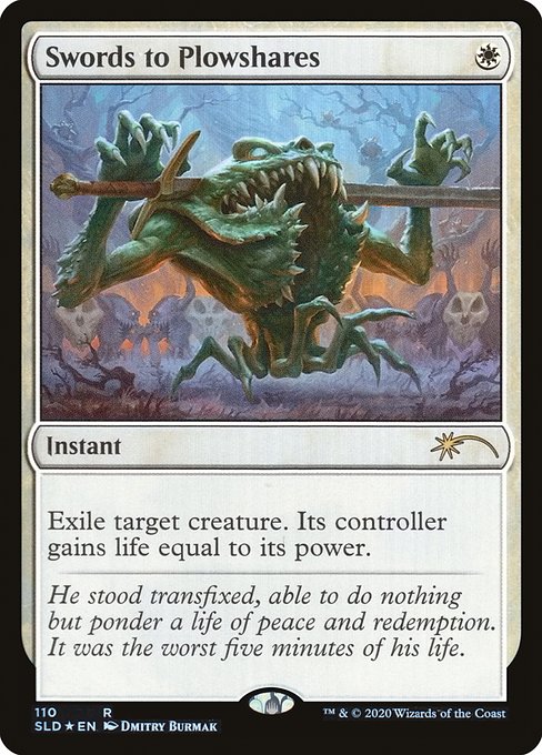 Swords to Plowshares 110 (Secret Lair) Near Mint