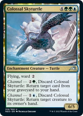 Colossal Skyturtle (Kamigawa: Neon Dynasty) Near Mint