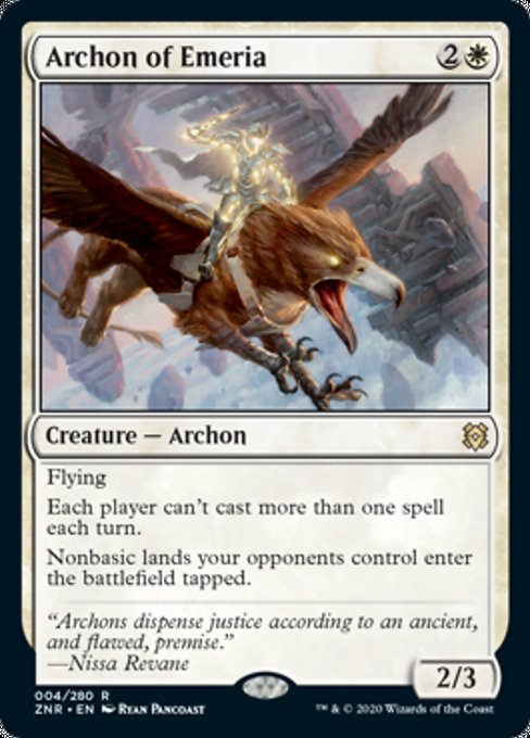Archon of Emeria (Zendikar Rising) Near Mint Foil