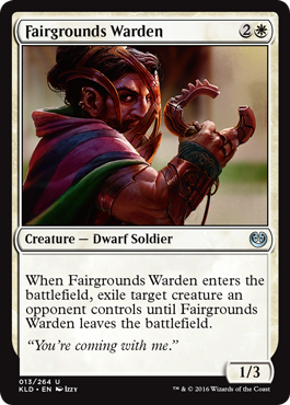 Fairgrounds Warden (Kaladesh) Medium Play