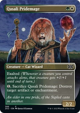 Qasali Pridemage (Borderless) (Double Masters 2022) Near Mint Foil