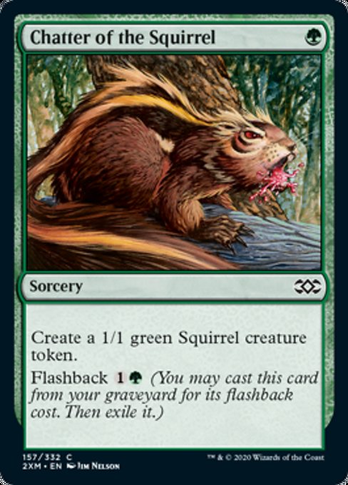 Chatter of the Squirrel (Double Masters) Near Mint