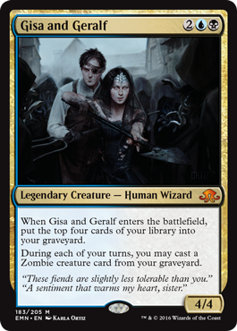 Gisa and Geralf (Eldritch Moon) Medium Play
