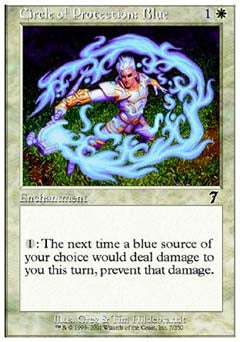 Circle of Protection: Blue (7th Edition) Medium Play