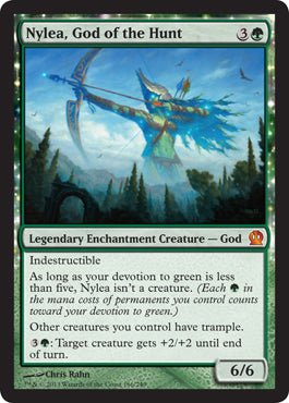 Nylea, God of the Hunt (Theros) Medium Play Foil