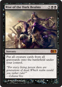 Rise of the Dark Realms (Magic 2014 Core Set) Light Play