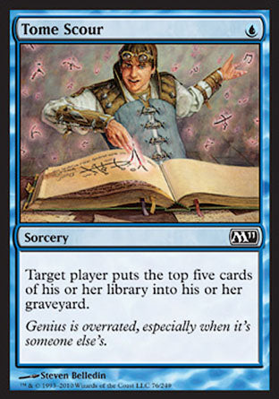 Tome Scour (Magic 2011 Core Set) Heavy Play
