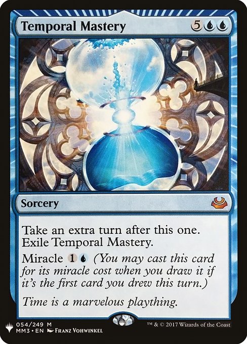 Temporal Mastery (Mystery Booster) Medium Play