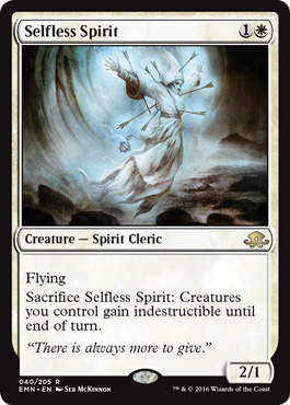 Selfless Spirit (Eldritch Moon) Medium Play
