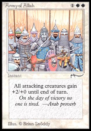 Army of Allah (dark circle) (Arabian Nights) Near Mint