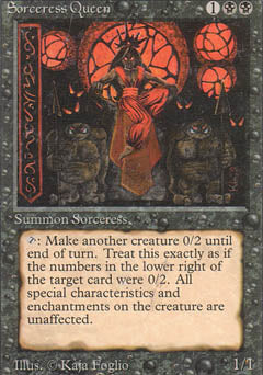 Sorceress Queen (Revised) Medium Play