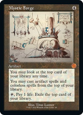 Mystic Forge (Schematic) (The Brothers' War: Retro Frame Artifacts) Near Mint