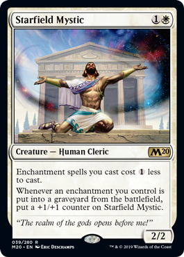 Starfield Mystic (Magic 2020 Core Set) Near Mint Foil