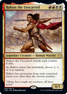 Haktos the Unscarred (Theros Beyond Death) Near Mint Foil