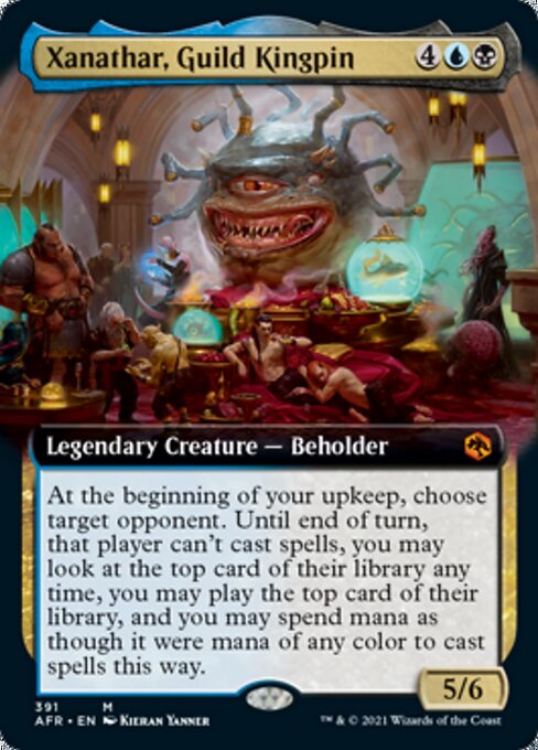 Xanathar, Guild Kingpin (Extended Art) (Adventures in the Forgotten Realms) Light Play