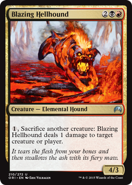 Blazing Hellhound (Magic Origins) Near Mint