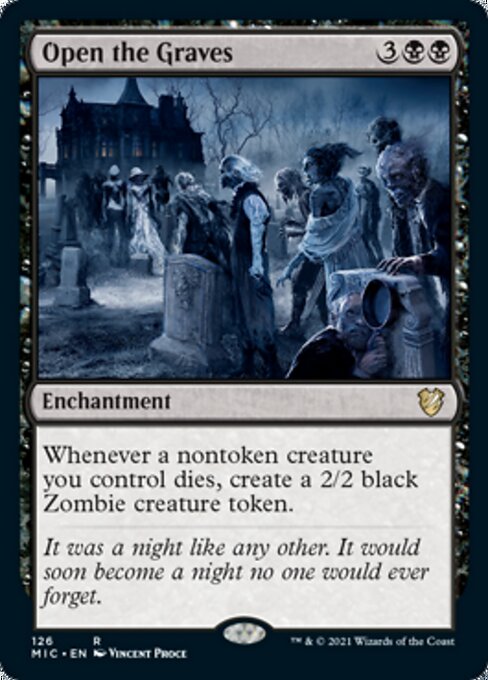 Open the Graves (Commander 2021 Midnight Hunt) Near Mint