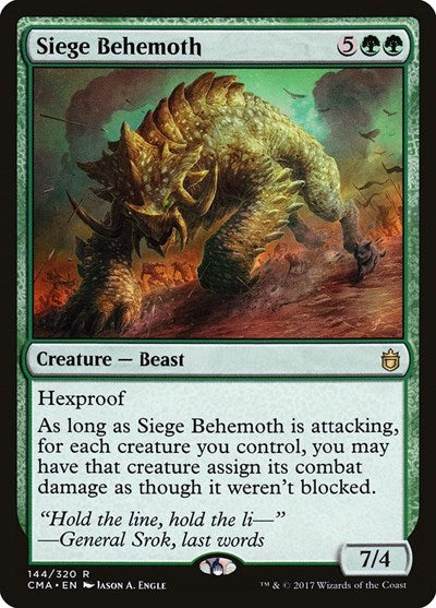Siege Behemoth (Commander Anthology) Near Mint