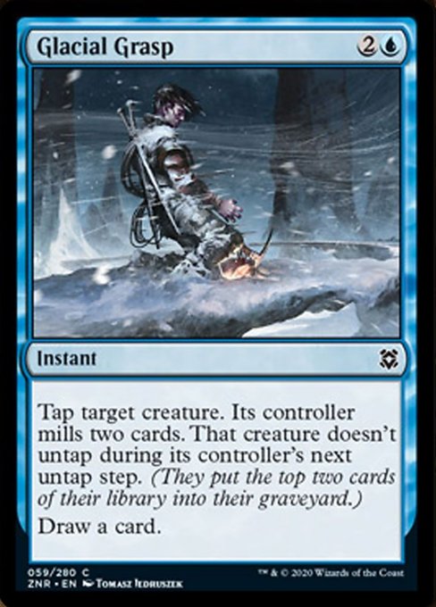 Glacial Grasp (Zendikar Rising) Medium Play Foil