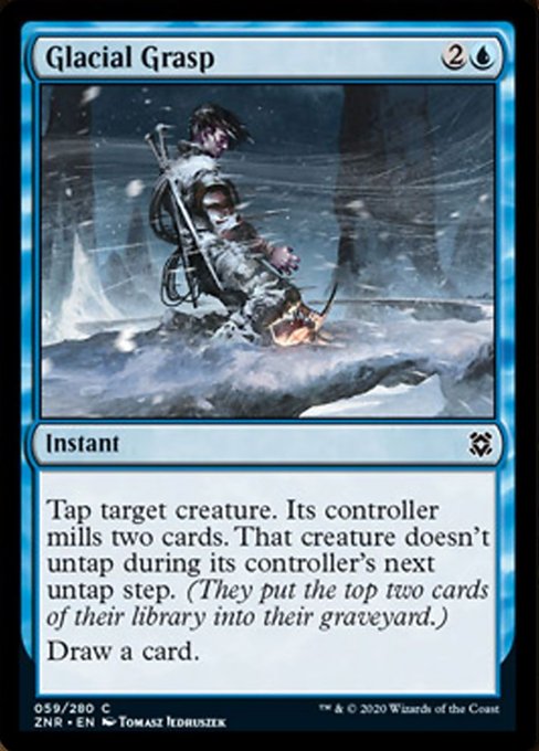 Glacial Grasp (Zendikar Rising) Near Mint Foil