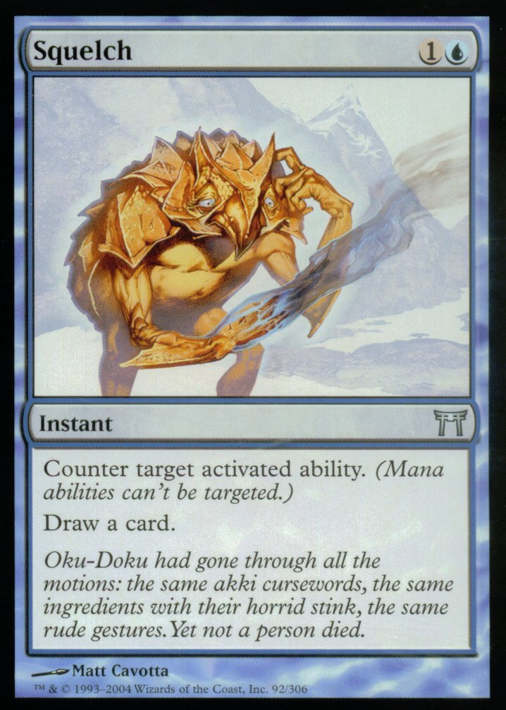 Squelch (Champions of Kamigawa) Medium Play