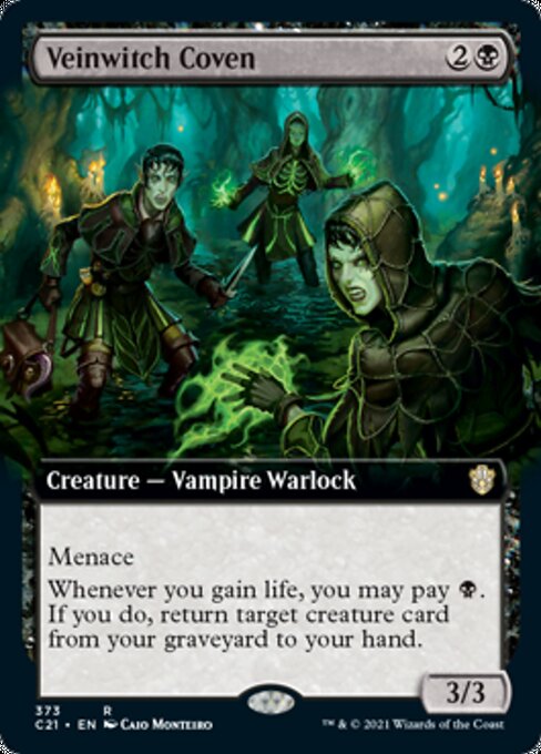 Veinwitch Coven (Extended Art) (Commander 2021 Strixhaven) Near Mint