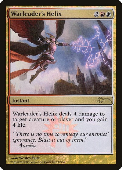 Warleader's Helix (Promos: FNM) Heavy Play Foil