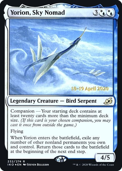 Yorion, Sky Nomad (Promos: Prerelease Cards) Light Play Foil