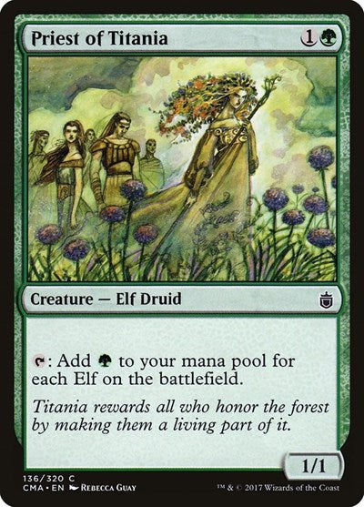 Priest of Titania (Commander Anthology) Near Mint