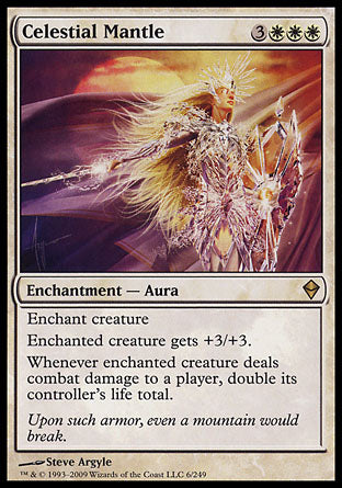 Celestial Mantle (Zendikar) Near Mint Foil