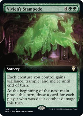 Vivien's Stampede (Extended Art) (Commander: Streets of New Capenna) Near Mint