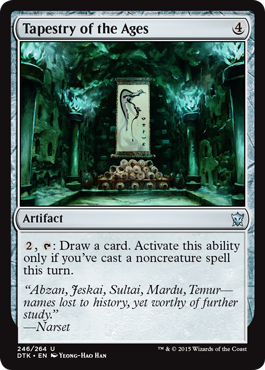 Tapestry of the Ages (Dragons of Tarkir) Medium Play Foil