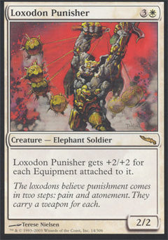 Loxodon Punisher (Mirrodin) Medium Play