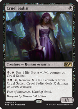 Cruel Sadist (Magic 2015 Core Set) Near Mint Foil