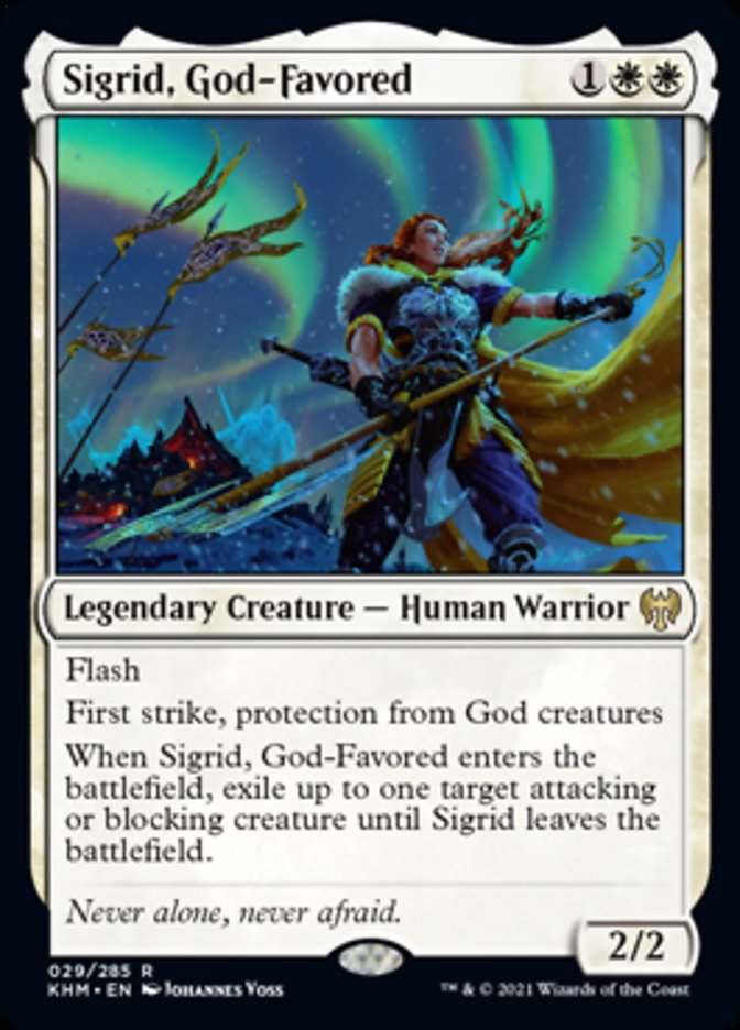 Sigrid, God-Favored (Kaldheim) Medium Play Foil