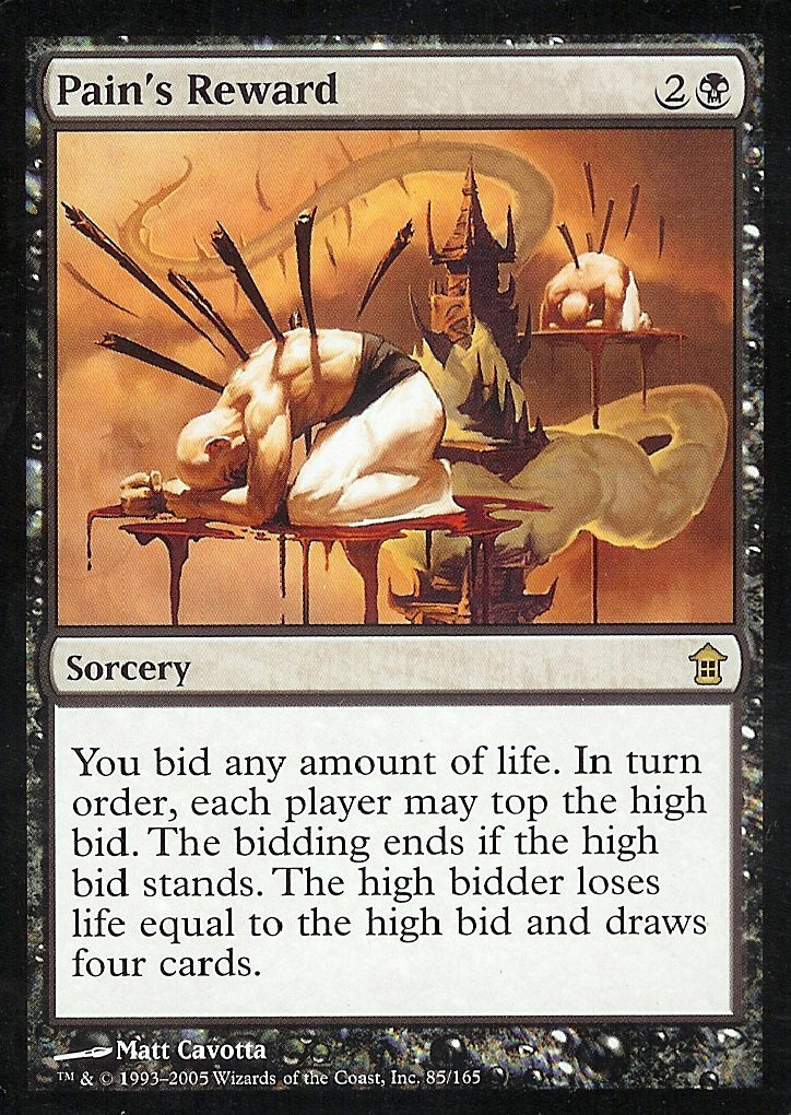 Pain's Reward (Saviors of Kamigawa) Near Mint