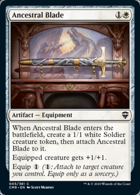 Ancestral Blade (Commander Legends) Light Play