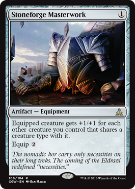 Stoneforge Masterwork (Oath of the Gatewatch) Light Play