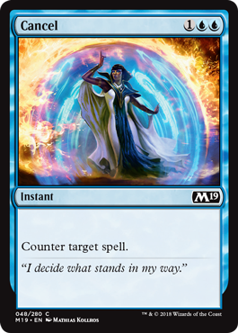 Cancel (Magic 2019 Core Set) Near Mint