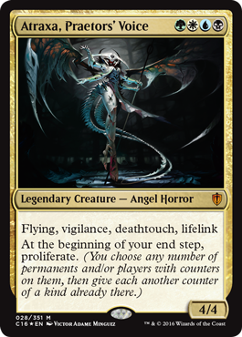 Atraxa, Praetors' Voice (Commander 2016 Edition) Light Play Foil