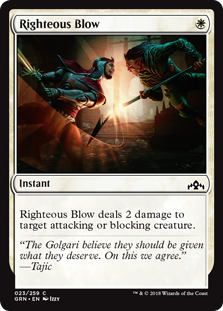 Righteous Blow (Guilds of Ravnica) Near Mint