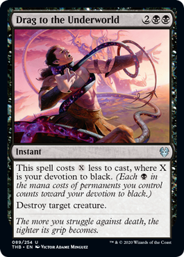 Drag to the Underworld (Theros Beyond Death) Light Play Foil