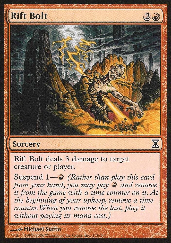 Rift Bolt (Time Spiral) Near Mint Foil