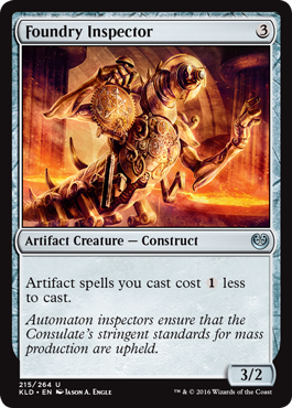 Foundry Inspector (Kaladesh) Light Play Foil