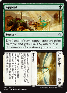 Appeal to Authority (Hour of Devastation) Near Mint Foil