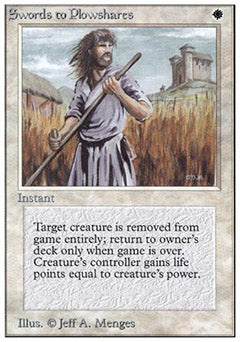 Swords to Plowshares (Unlimited) Medium Play