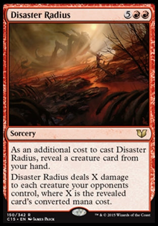 Disaster Radius (Commander 2015) Light Play