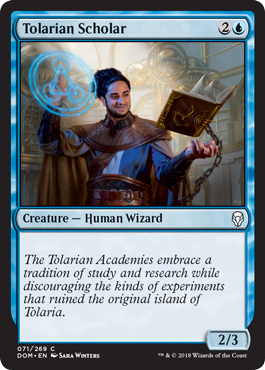 Tolarian Scholar (Dominaria) Near Mint