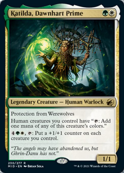Katilda, Dawnhart Prime (Innistrad: Midnight Hunt) Medium Play